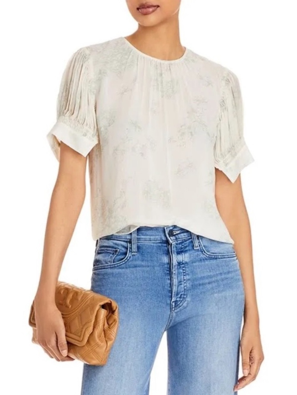 Rebecca Taylor Toile Blouse in Chantilly Floral Print
